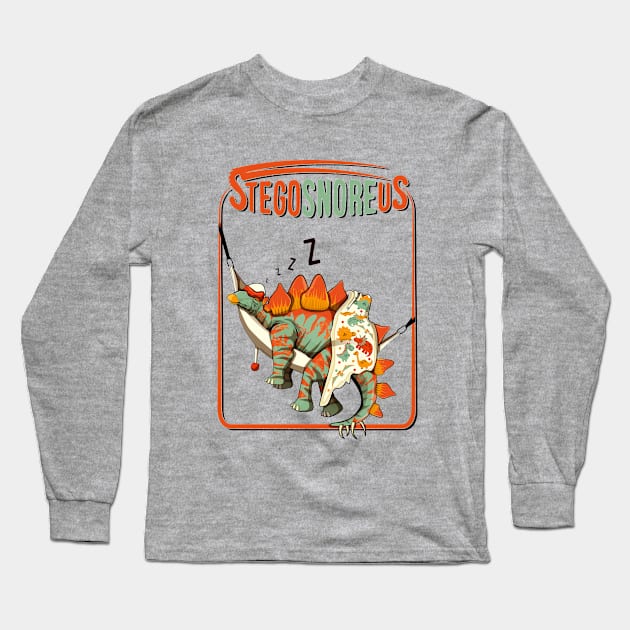 StegoSnoreus Long Sleeve T-Shirt by InTheWashroom